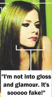 (Actual Avril Quote)
