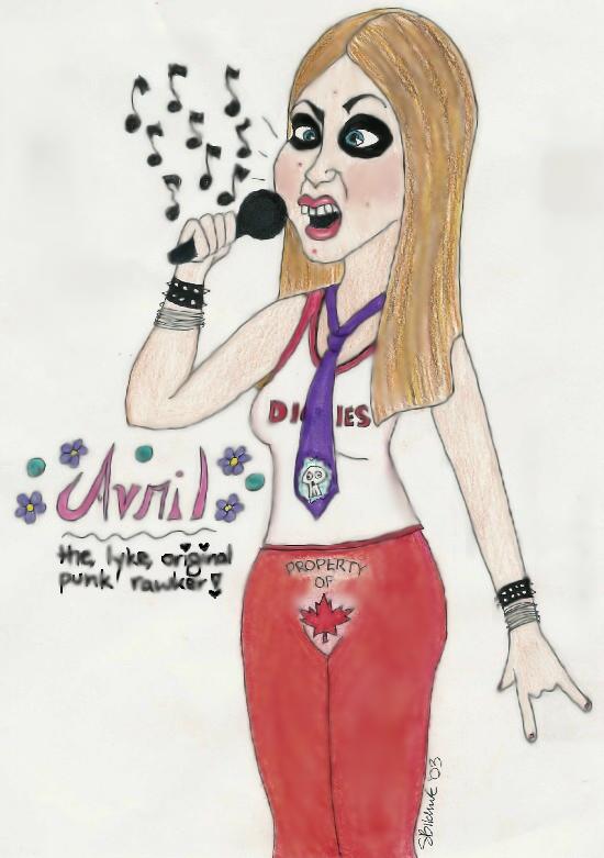 Avril, drawn by me